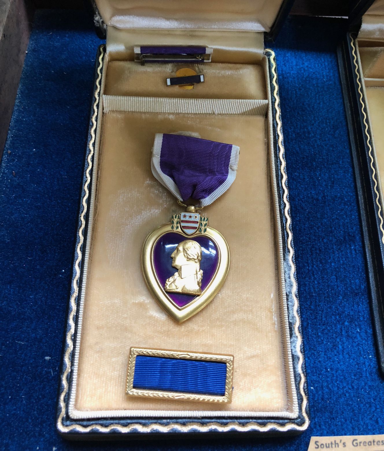 J.C. Blanton's Purple Heart medal